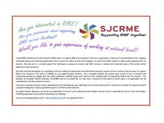 RME Teachers could you help?