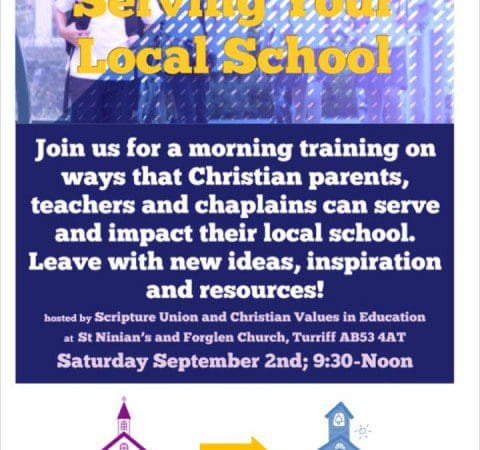 turriff event local schools Christian Values in Education, CVE Scotland