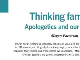 Thinking Families - Apologetics and Our Children