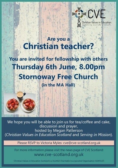 Christian Values in Education, CVE Scotland