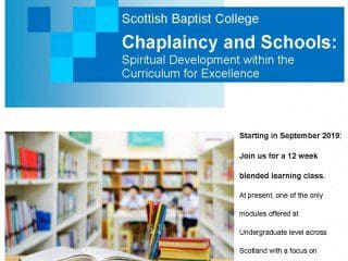 School Chaplaincy module underway