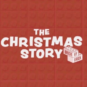 Brick by brick the Christmas story logo