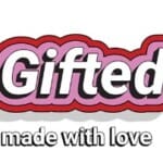 gifted logo made with love