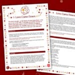 love came down worksheet
