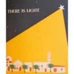 there is light logo with a town like bethlehem