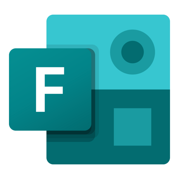 Microsoft Form logo green with F