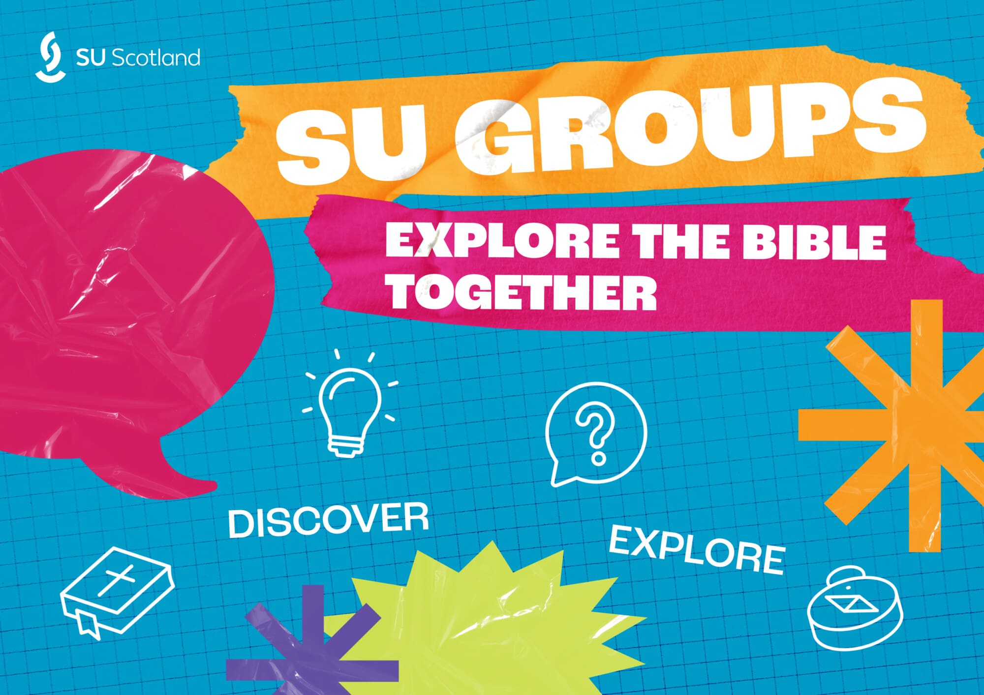 SU Group graphic with lightbulb and question mark
